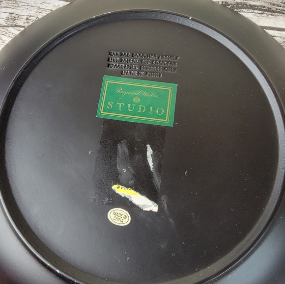 Vintage 90s Raymond Waites Studio Decorative Plate - Picture 4 of 5